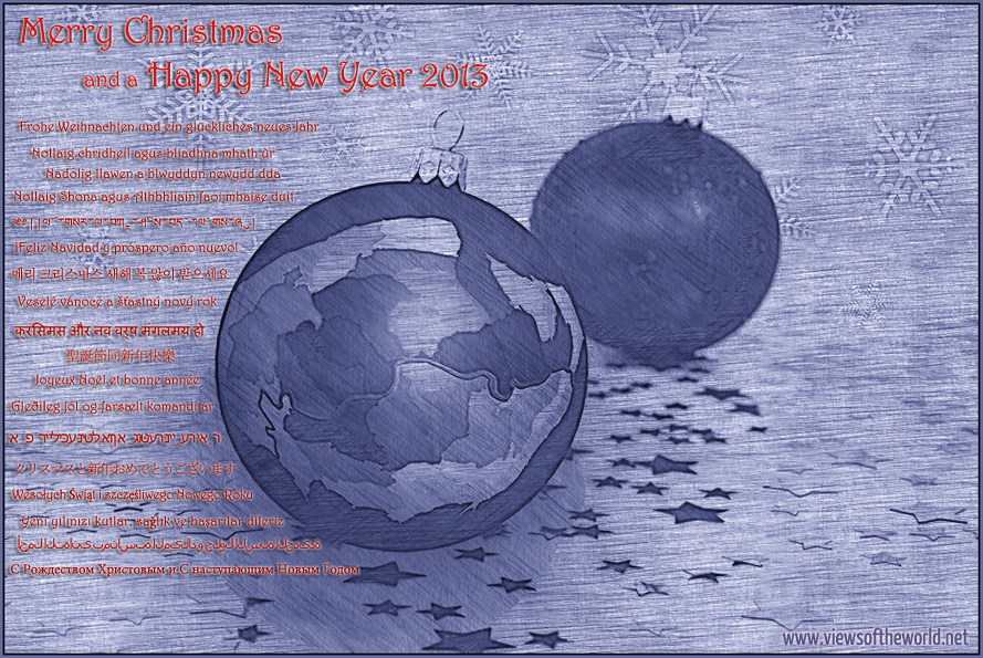 Views of the World Christmas Card 2012